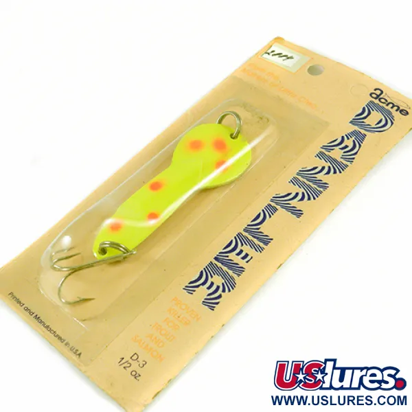 Acme Dazzler #3, жовтий/червоний/нікель, 17 г, блесна коливалка (колебалка) #2884