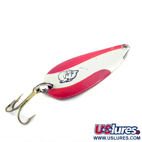 Eppinger Dardevle Spinnie, червоний/білий/нікель, 9 г, блесна коливалка (колебалка) #2893