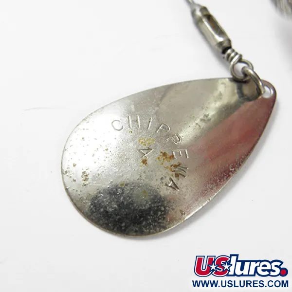 Chippewa Bait  Chippewa 4, нікель/червоний, 28 г, блешня оберталка (вертушка) #2909