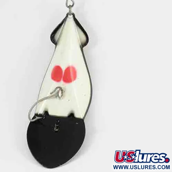 Buck Perry Spoonplug, білий/чорний, 28 г, блесна коливалка (колебалка) #2914