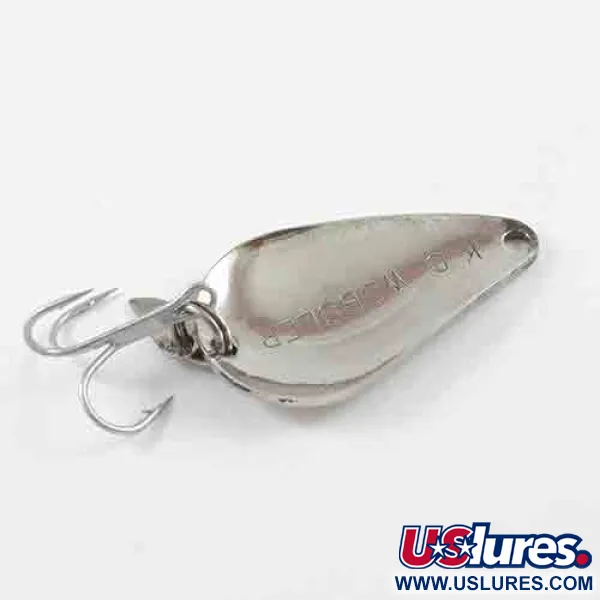 Acme K.O. Wobbler, нікель/зелений, 14 г, блесна коливалка (колебалка) #2924