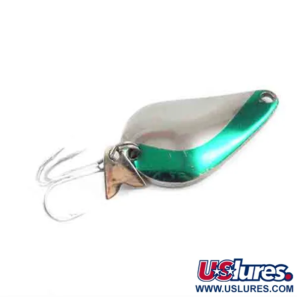 Acme K.O. Wobbler, нікель/зелений, 14 г, блесна коливалка (колебалка) #2924