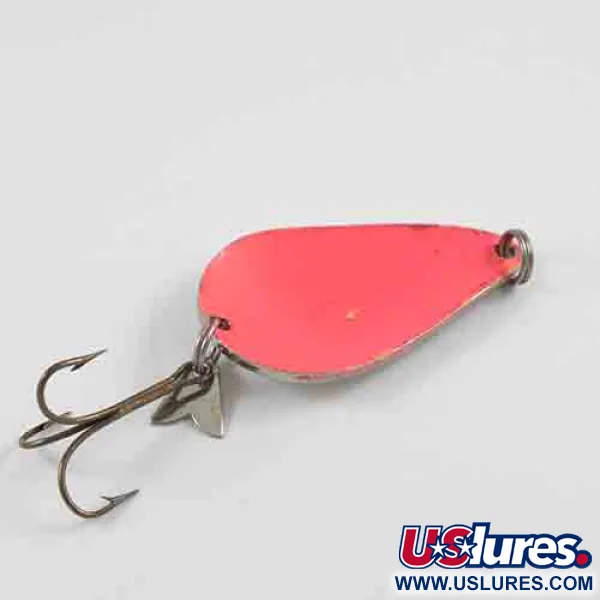 Acme K.O. Wobbler UV (світиться в ультрафіолеті), нікель/помаранчевий, 21 г, блесна коливалка (колебалка) #2927