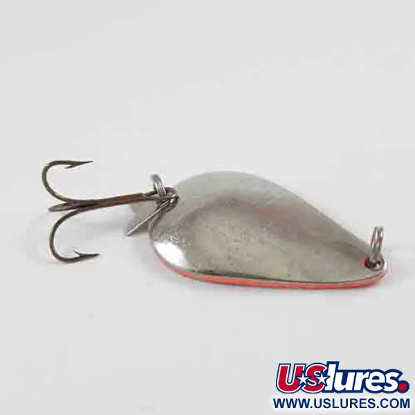 Acme K.O. Wobbler UV (світиться в ультрафіолеті), нікель/помаранчевий, 21 г, блесна коливалка (колебалка) #2927