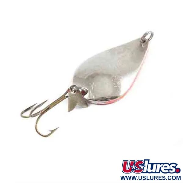 Acme K.O. Wobbler UV (світиться в ультрафіолеті), нікель/помаранчевий, 21 г, блесна коливалка (колебалка) #2927