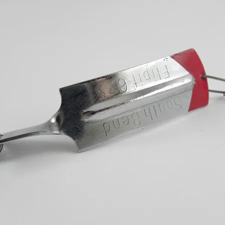 South Bend Flipit 625, нікель/червоний, 8,5 г, блесна коливалка (колебалка) #2939