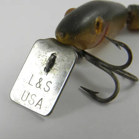 L&S Bait Mirro lure MirrOlure Bass-master, золотий натурал, 2 г, воблер #2949