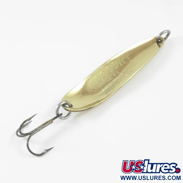 Luhr Jensen Krocodile DIE #4, Карбована латунь, 14 г, блесна коливалка (колебалка) #2956