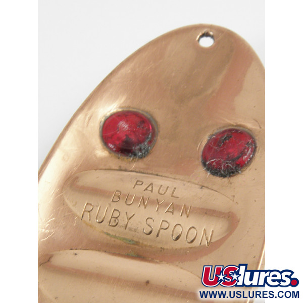  Paul Bunyan Ruby Spoon, мідь, 25 г, блесна коливалка (колебалка) #2960