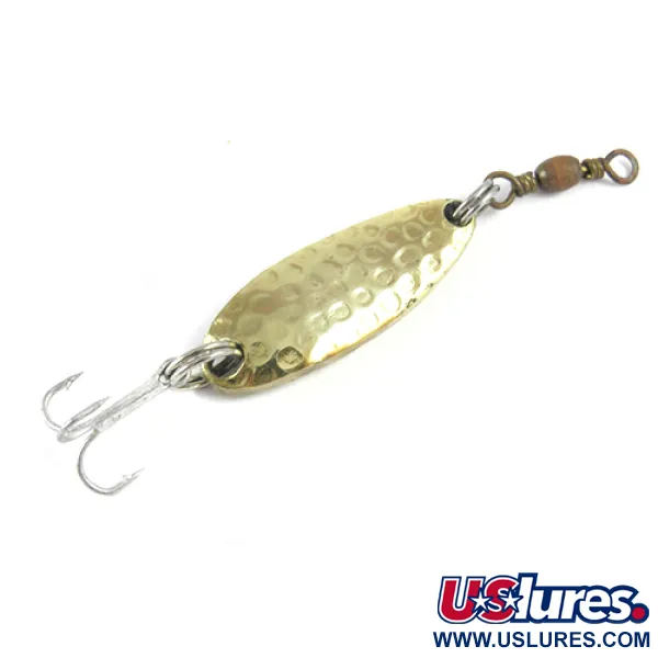 Luhr Jensen Krocodile, Карбована латунь, 7 г, блесна коливалка (колебалка) #2962