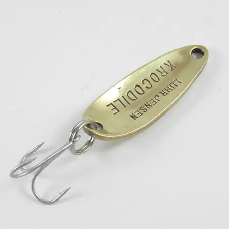 Luhr Jensen Krocodile, золото/червоний, 9 г, блесна коливалка (колебалка) #2965