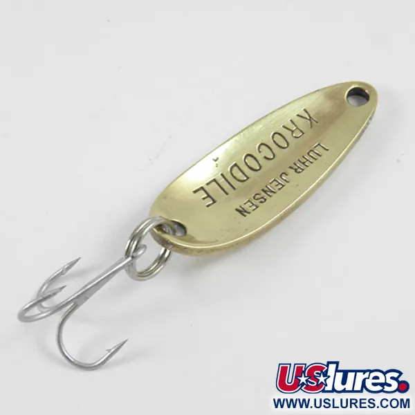 Luhr Jensen Krocodile, золото/червоний, 9 г, блесна коливалка (колебалка) #2965