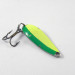 Acme Fiord Spoon Jr, жовтий/зелений/нікель, 3,4 г, блесна коливалка (колебалка) #2982