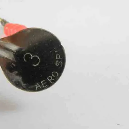 Aeroplane Spinner Aero spin 3, нікель/червоний/золотий, 4 г, до рибалки #2992