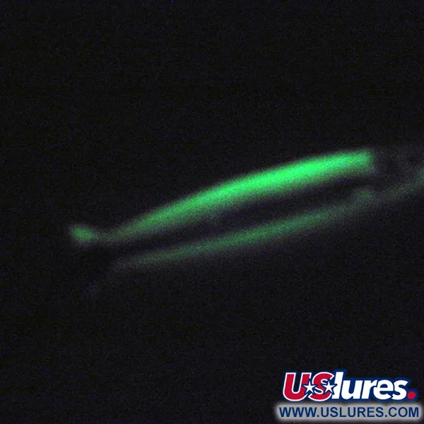 Silver Horde / Gold Star Silver Horde Coho Killer UV (світиться в ультрафіолеті та в темряві), білий/зелений (світиться в темряві та ультрафиолете), 5 г, блесна коливалка (колебалка) #3004