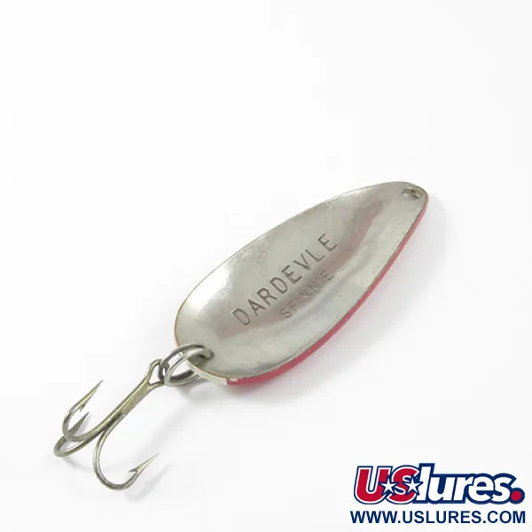 Eppinger Dardevle Spinnie, червоний/слонова кістка/нікель, 9 г, блесна коливалка (колебалка) #3011