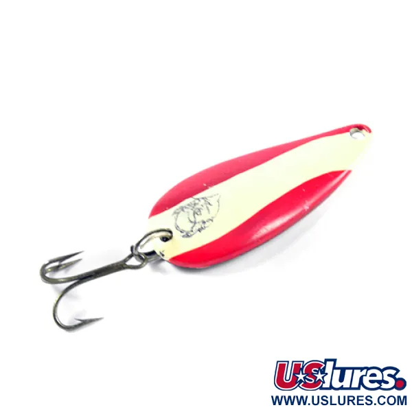Eppinger Dardevle Spinnie, червоний/слонова кістка/нікель, 9 г, блесна коливалка (колебалка) #3011
