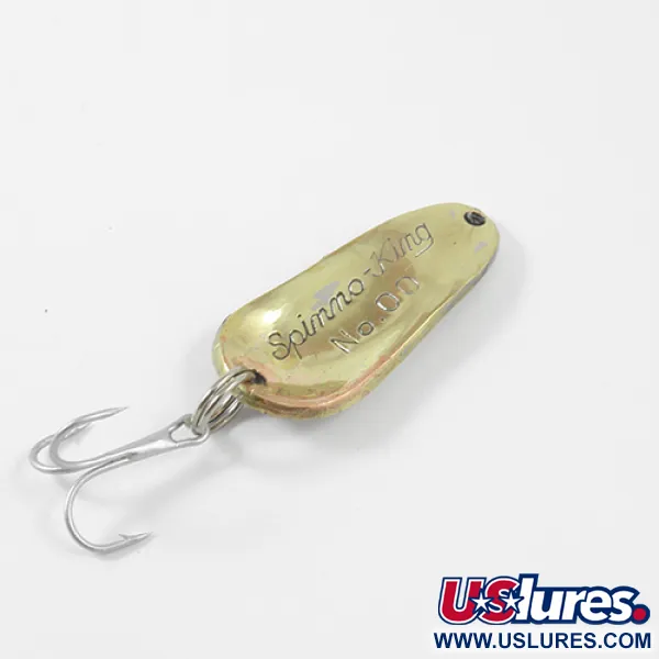 Weller Spinno-King 00, нікель/золото, 7 г, блесна коливалка (колебалка) #3012