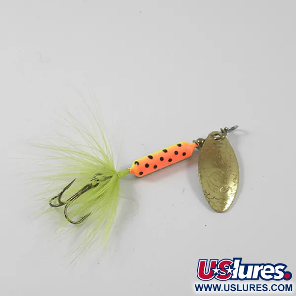 Yakima Bait Worden’s Original Rooster Tail, Fire Tiger/латунь, 7 г, блесна коливалка (колебалка) #3020