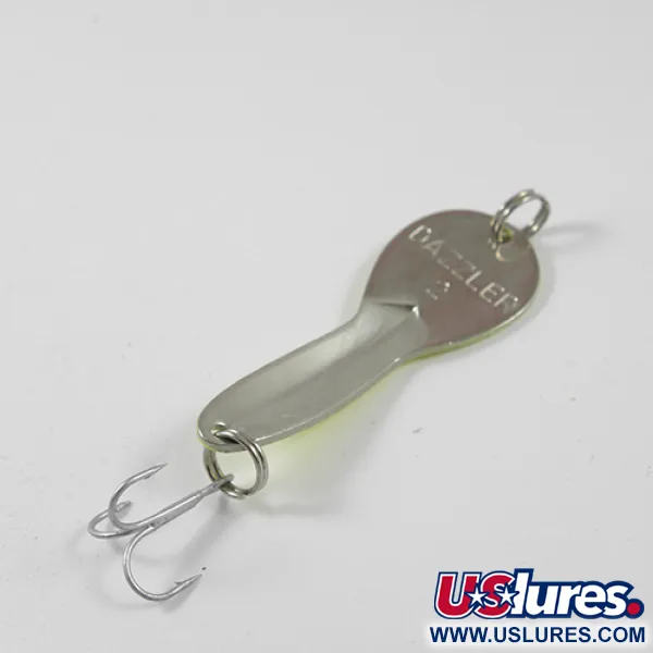 Acme Dazzler #2, жовтий/нікель, 7 г, блесна коливалка (колебалка) #3021