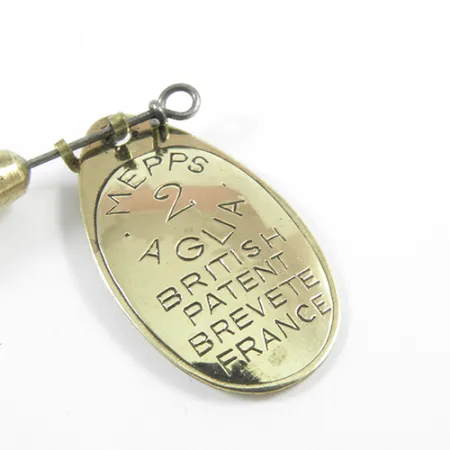 Mepps Aglia 2, латунь, 4,5 г, блешня оберталка (вертушка) #3029