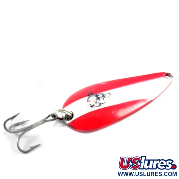 Eppinger Dardevle Spinnie, червоний/білий/нікель, 9 г, блесна коливалка (колебалка) #3036