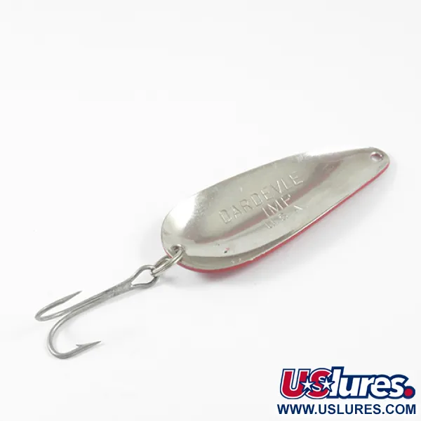 Eppinger Dardevle Imp 3037, червоний/білий/нікель, 11 г, блесна коливалка (колебалка) #3037