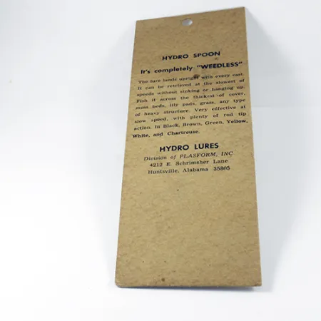 Hydro Lures ​Незачіпляйка Hydro Spoon, білий/сірий, 14 г, блесна коливалка (колебалка) #14440