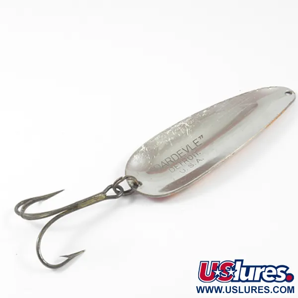 Eppinger Dardevle, червоний/помаранчевий/нікель, 28 г, блесна коливалка (колебалка) #3044