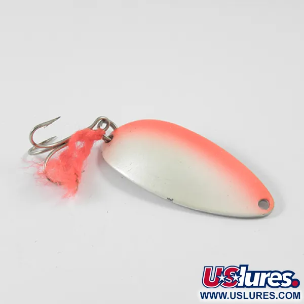 Seneca Little Cleo (Hula Girl), білий перламутр/червоний/нікель, 14 г, блесна коливалка (колебалка) #3052