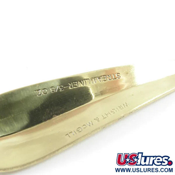  Wright & McGill Streamliner, золото, 11 г, блесна коливалка (колебалка) #3056