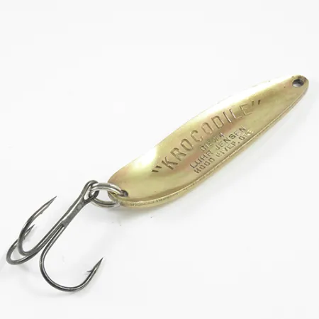 Luhr Jensen Krocodile DIE #4, латунь, 21 г, блесна коливалка (колебалка) #3072