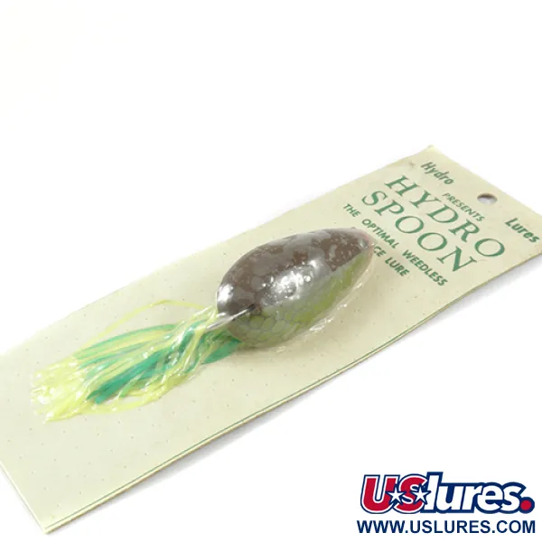 Hydro Lures Незачіпляйка Hydro Spoon, зелений/коричневий, 14 г, блесна коливалка (колебалка) #3075
