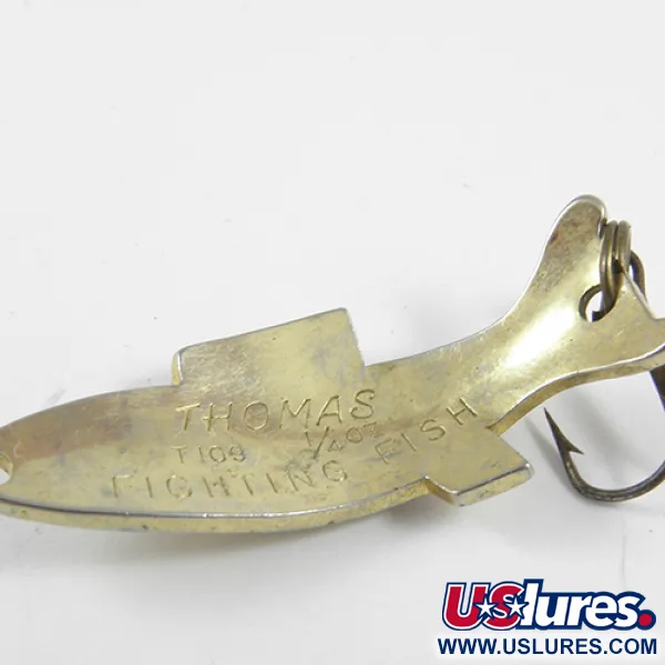  Thomas Fighting fish, золото, 7 г, блесна коливалка (колебалка) #3086