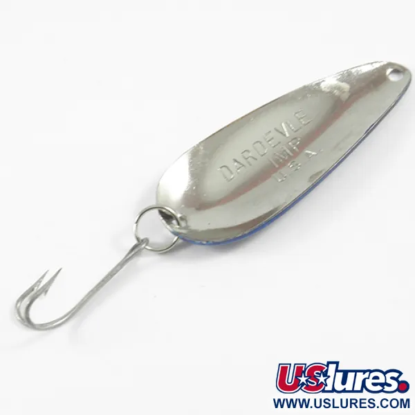 Eppinger Dardevle Imp, нікель/синій, 11 г, блесна коливалка (колебалка) #3093