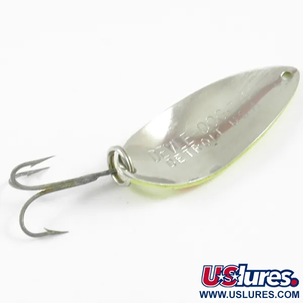 Eppinger Dardevle Devle-Dog 7700, жовтий/червоний/нікель, 14 г, блесна коливалка (колебалка) #3095