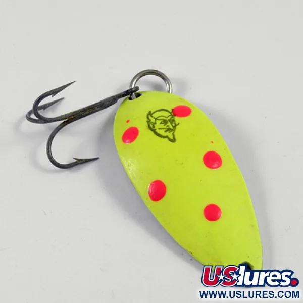 Eppinger Dardevle Devle-Dog 7700, жовтий/червоний/нікель, 14 г, блесна коливалка (колебалка) #3095