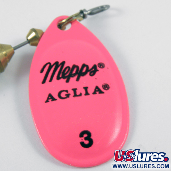  Mepps Aglia Hot Pink 3, неоновий рожевий, 7 г, блесна коливалка (колебалка) #3106