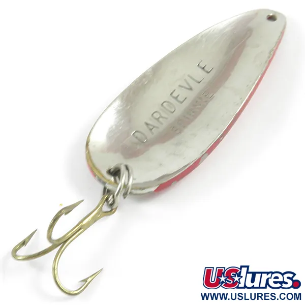 Eppinger Dardevle Spinnie, червоний/білий/нікель, 9 г, блесна коливалка (колебалка) #3115