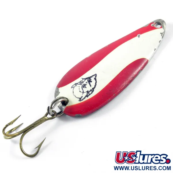 Eppinger Dardevle Spinnie, червоний/білий/нікель, 9 г, блесна коливалка (колебалка) #3115