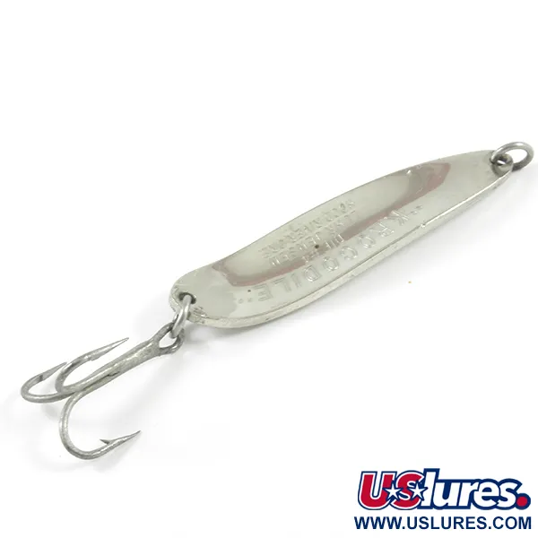 Luhr Jensen Krocodile DIE #4, нікель, 17 г, блесна коливалка (колебалка) #3116