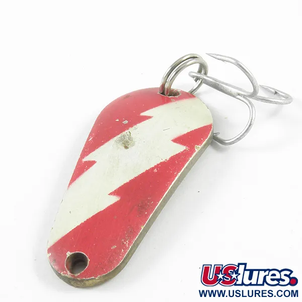 Other Boyle's Sunbeam Delux Wobbler, червоний/білий/латунь, 9,5 г, блесна коливалка (колебалка) #3122