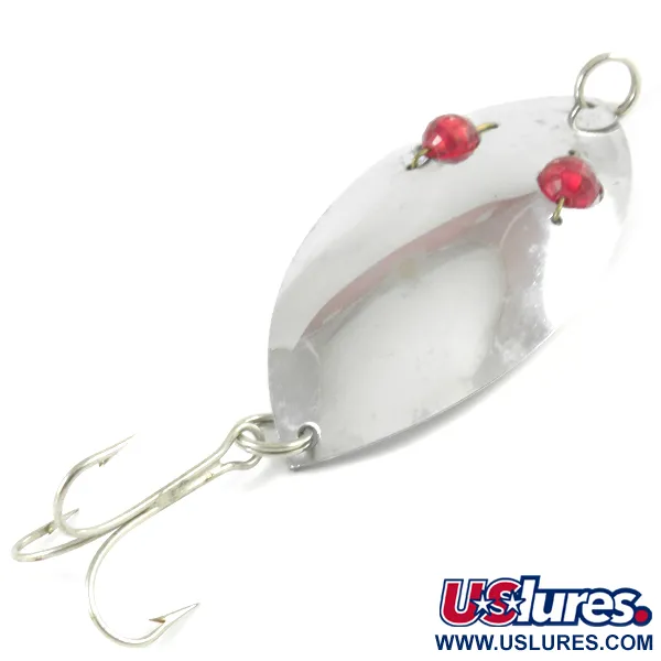  Compac Red Eye Wigglers, нікель/червоні очі, 28 г, блесна коливалка (колебалка) #3128