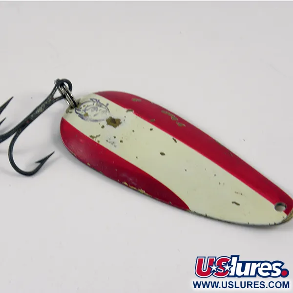 Eppinger Dardevle Dardevlet, червоний/білий/латунь, 21 г, блесна коливалка (колебалка) #3133