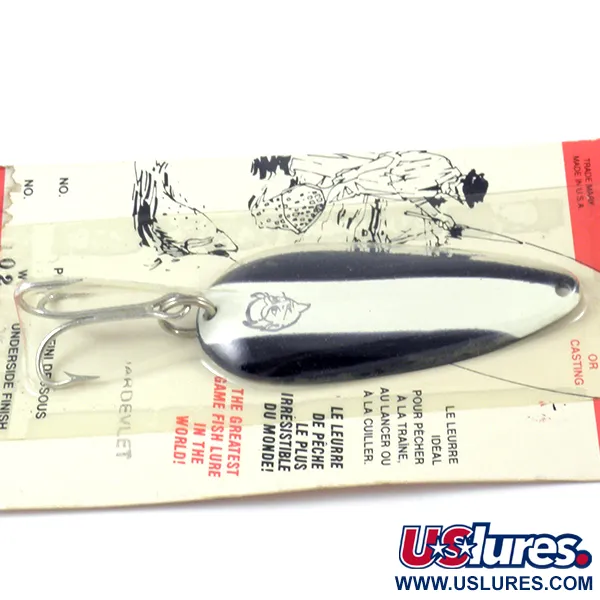 Eppinger Dardevle Dardevlet, чорний/білий/нікель, 21 г, блесна коливалка (колебалка) #3137