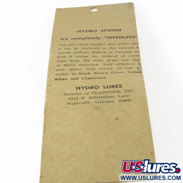 Hydro Lures Незачіпляйка Hydro Spoon, зелений, 17 г, блесна коливалка (колебалка) #3139