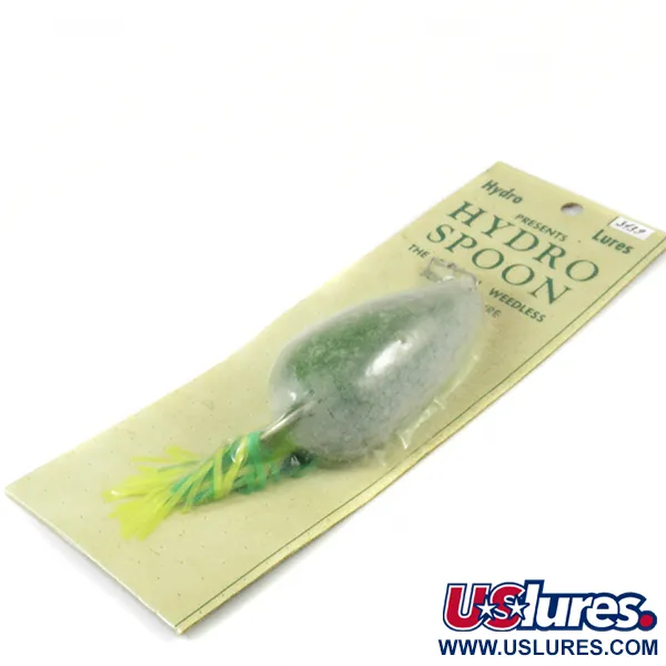 Hydro Lures Незачіпляйка Hydro Spoon, зелений, 17 г, блесна коливалка (колебалка) #3139