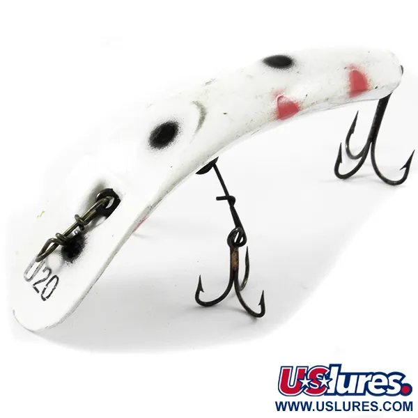 Yakima Bait Worden Flatfish, білий/червоний/чорний, 9 г, воблер #3149