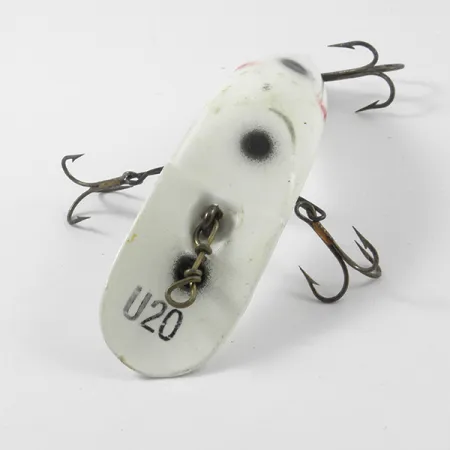 Yakima Bait Worden Flatfish, білий/червоний/чорний, 9 г, воблер #3149