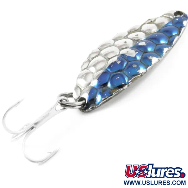 Acme Little Cleo, карбований нікель/синій, 5 г, блесна коливалка (колебалка) #3152